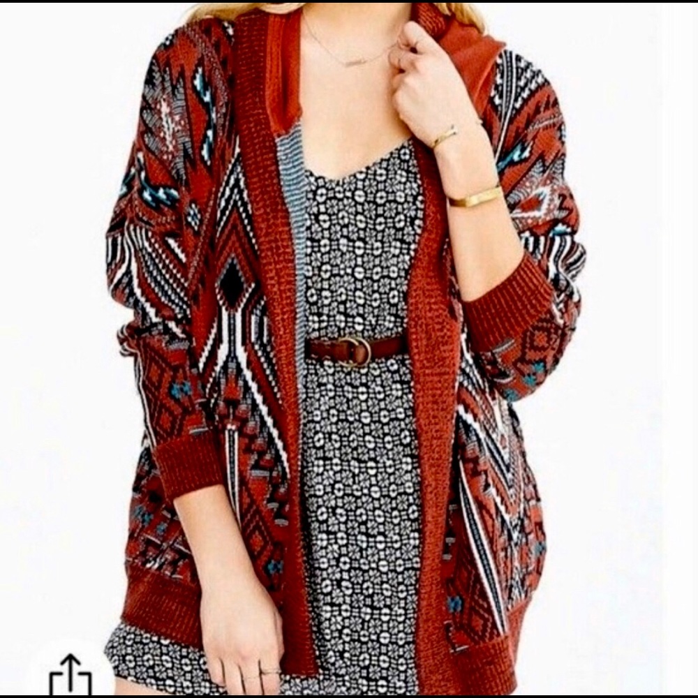Ecote Urban Outfitters tribal cardigan